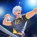 the spike volleyball story icon